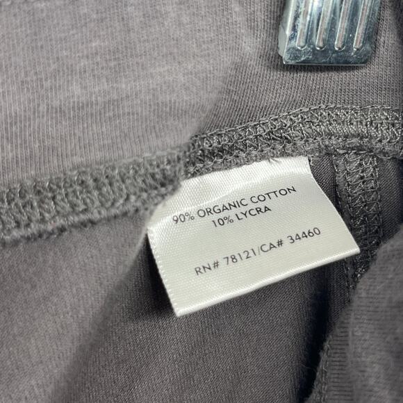EILEEN FISHER Pants M Stretch Organic Cotton Jersey Jogger Pull On Gray USA - Picture 11 of 16